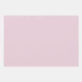 Schlicht Cameo Queen Sakura Pink Shades 3 Tones Geschenkpapier Set (Vorderseite 2)