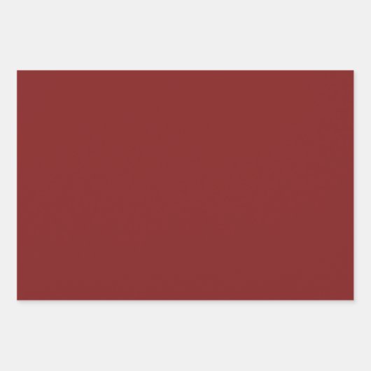 Schlicht Cincinnati Falu Cola Red Shades 3 Tones Geschenkpapier Set (Vorderseite 3)