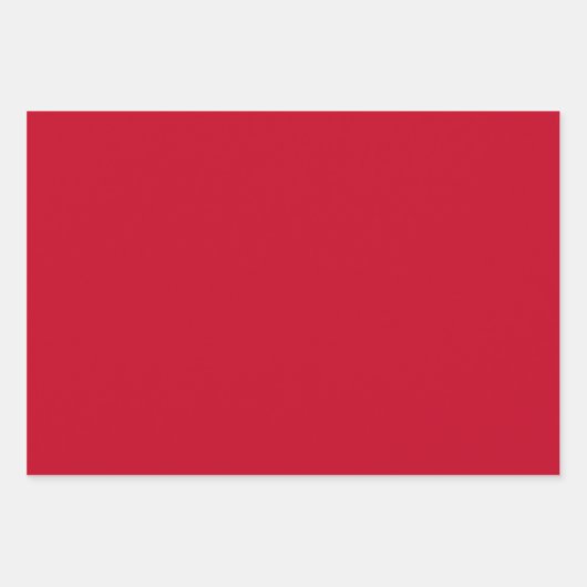 Schlicht Cincinnati Falu Cola Red Shades 3 Tones Geschenkpapier Set (Vorderseite)