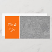 Schlicht Color II - Danke - Orange (Vorne/Hinten)