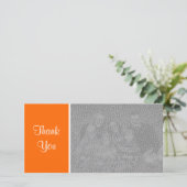 Schlicht Color II - Danke - Orange (Stehend Vorderseite)