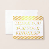 Schlicht: "DANKE EUCH FÜR IHRE KINDHEIT!" Karte (Vorderseite mit Umschlag)