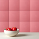 Schlicht dunkles Korallenrosa in fester Farbe Fliese<br><div class="desc">Solid Farbe schlicht Dark Coral rosa Design.</div>