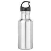 Schlicht Edelstahlflasche (Vorderseite)