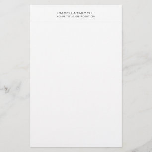 Schlicht Einfach Minimalistisch modern Beruflich Briefpapier