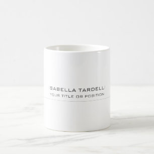 Schlicht Einfach Minimalistisch modern Beruflich Kaffeetasse
