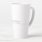 Schlicht Einfach Minimalistisch modern Beruflich Milchtasse (Rechte Ecke)