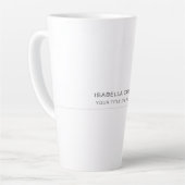 Schlicht Einfach Minimalistisch modern Beruflich Milchtasse (Linke Ecke)