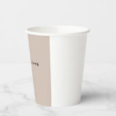 Schlicht einfache Berufliche Moderne Pappbecher (Links)