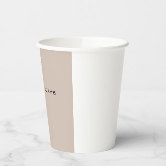 Schlicht einfache Berufliche Moderne Pappbecher (Links)