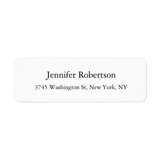 Schlicht Einfache Elegante Klassisches Minimalisti (Vorne)