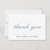 Schlicht Einfache Moderne Minimalistisch Dankeskarte (Vorderseite)