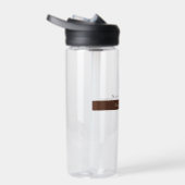 Schlicht Eleganbraun Minimalistisch Trinkflasche (Rechts)