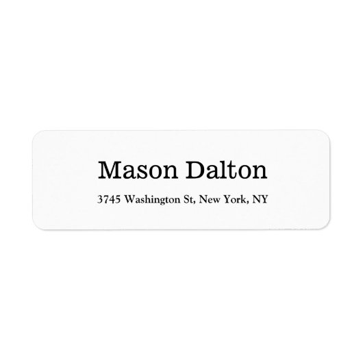 Schlicht Elegant Beruflich (Vorne)