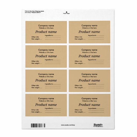 Schlicht, elegant braun (Vorne)