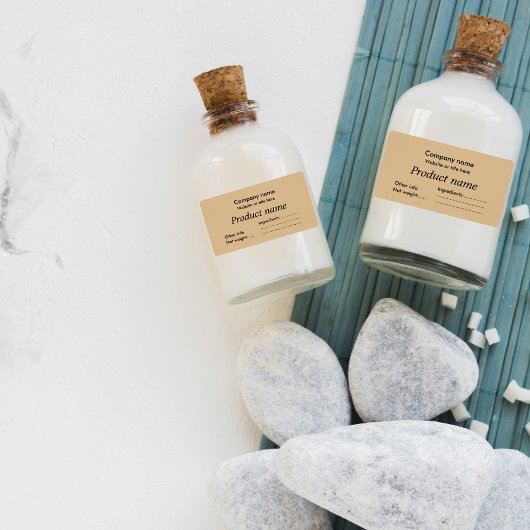 Schlicht, elegant braun