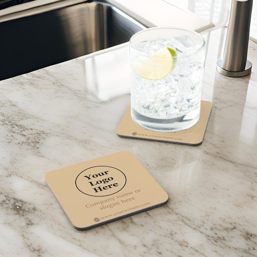 Schlicht, elegant braun getränkeuntersetzer