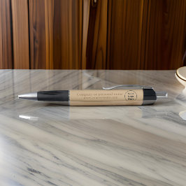 Schlicht, elegant braun kugelschreiber