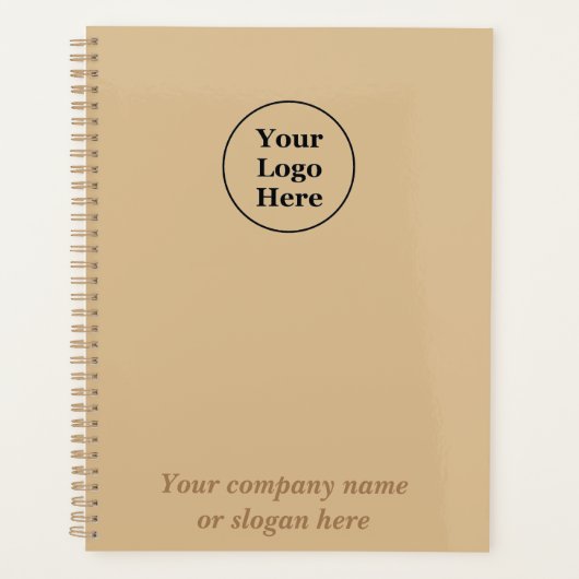 Schlicht, elegant braun planer (Vorderseite)