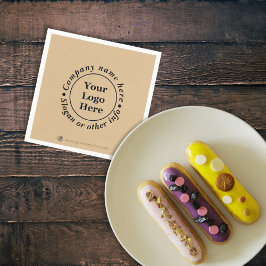 Schlicht, elegant braun serviette