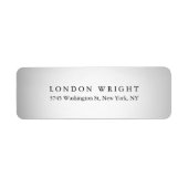 Schlicht Elegant Classical Simple Modern Gray (Vorne)