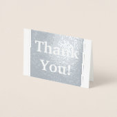 Schlicht, elegant "Danke!" Karte (Vorderseite)
