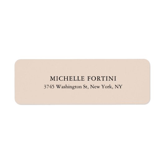 Schlicht Elegant Klassisches Minimalistisch (Vorne)