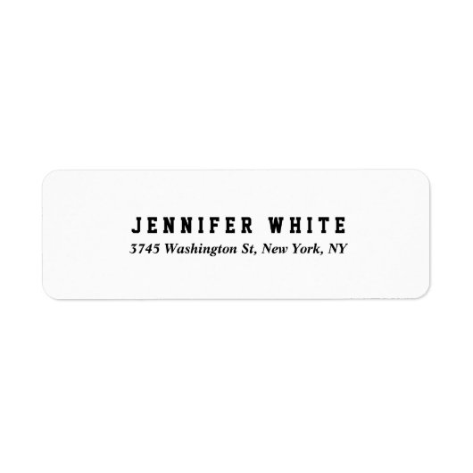 Schlicht Elegant Schwarz-weiß Minimalistisch kreat (Vorne)