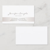 Schlicht Elegante Beruflich Moderne Minimalistisch Visitenkarte (Vorne/Hinten)