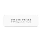 Schlicht Elegante Klassische Trendy Schwarz-weiß (Vorne)