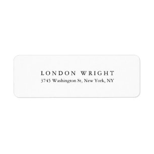 Schlicht Elegante Klassische Trendy Schwarz-weiß