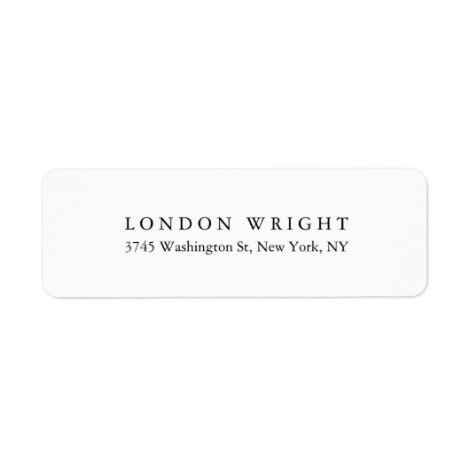 Schlicht Elegante Klassische Trendy Schwarz-weiß (Vorne)