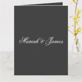 Schlicht Elegante Minimalistisch Moderne Karte (Gelbe Blume)