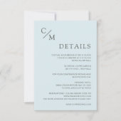 Schlicht elegante Monogramm (Vorderseite)