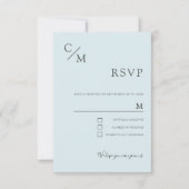 Schlicht elegante Monogramm (Vorderseite)