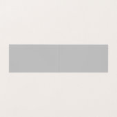 Schlicht Elegantes blaues Grau Minimalistisches De Visitenkarten (Innenseite Aufgefaltet)