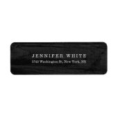 Schlicht Elegantes Modernes, Schwarz-weißes Minima (Vorne)