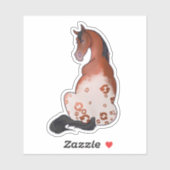 Schlicht erfrischende Appaloosa Aufkleber (Blatt)