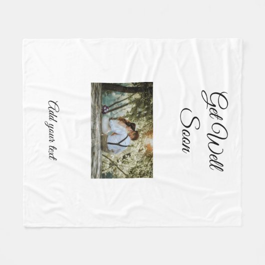 schlicht farbenfrohe minimale Liebe wird bald gut Fleecedecke (Vorderseite (Horizontal))