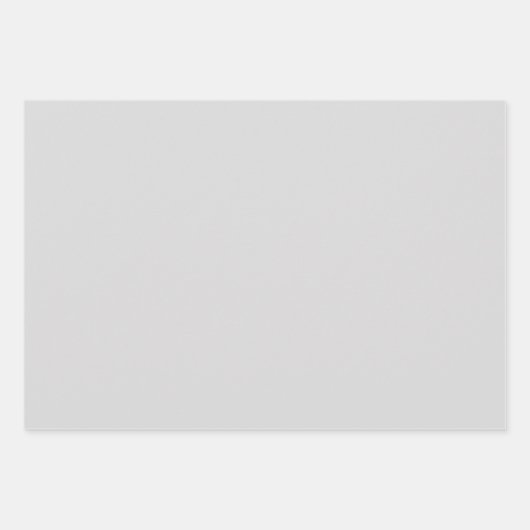 Schlicht Gainsboro Dim Davy's Gray Shades 3 Tones Geschenkpapier Set (Vorderseite 3)