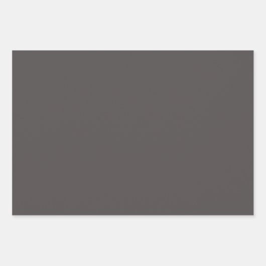 Schlicht Gänse Grüner Wolf Gray Shades 3 Tones Geschenkpapier Set (Vorderseite 3)