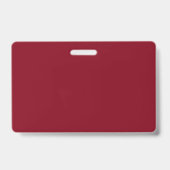 Schlicht Garnet Red Ausweis (Rückseite)