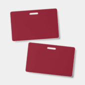Schlicht Garnet Red Ausweis (Vorder- & Rückseite)