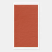 Schlicht gebrannt, kräftig, orange serviette (Vorderseite)