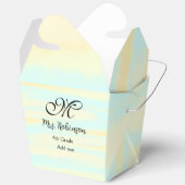 schlicht-gelb-blaue Aquarelllehrer Wertschätzung Geschenkschachtel (Offen)