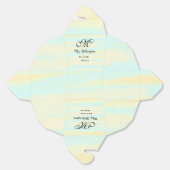 schlicht-gelb-blaue Aquarelllehrer Wertschätzung Geschenkschachtel (Ungeklappt)