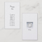 Schlicht - Geschäft Visitenkarte (Vorne/Hinten)