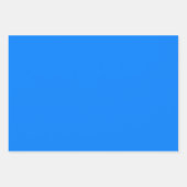 Schlicht Glaucous Azure Faith Blue Shades 3 Tones Geschenkpapier Set (Vorderseite 2)