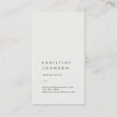 schlicht grau visitenkarte (Vorderseite)