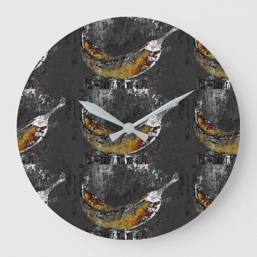 schlicht große wanduhr (Vorderseite)